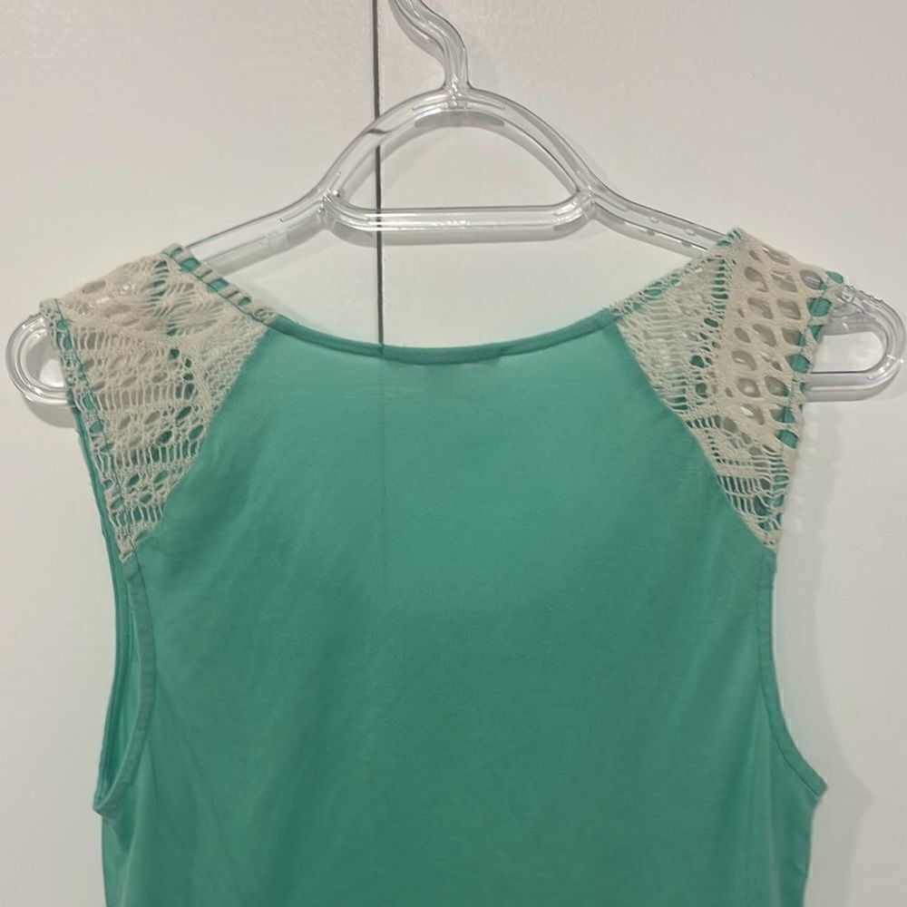 ELLA MOSS boho festival crochet shoulder sleeveless top small - Picture 4 of 6